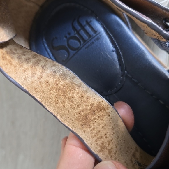 Sofft Women's Brown Strappy Leather Comfort Sandals Shoes Sz 8M - Picture 11 of 14